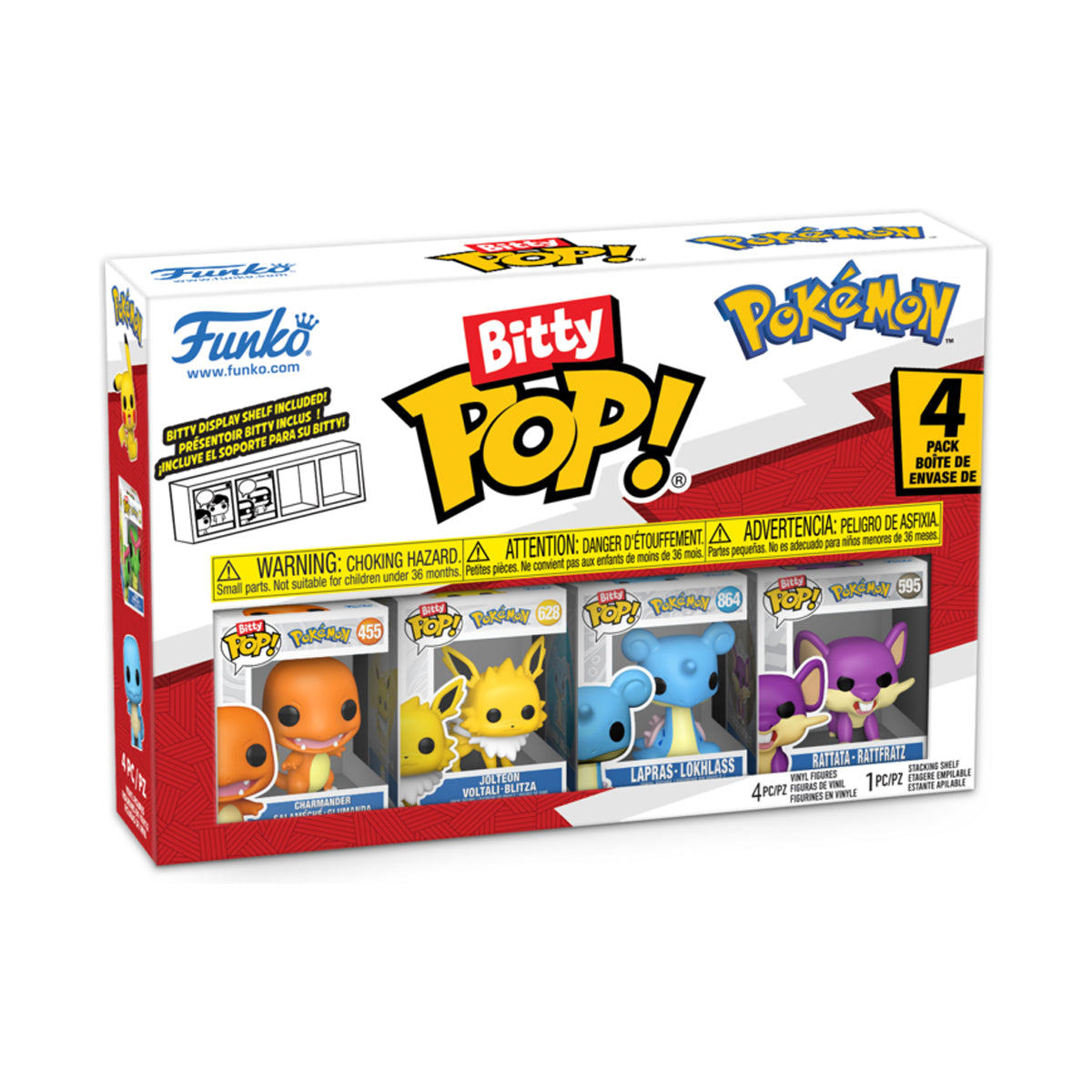 Bitty POP! Pokémon 'Charmander' 4 Pack Figures