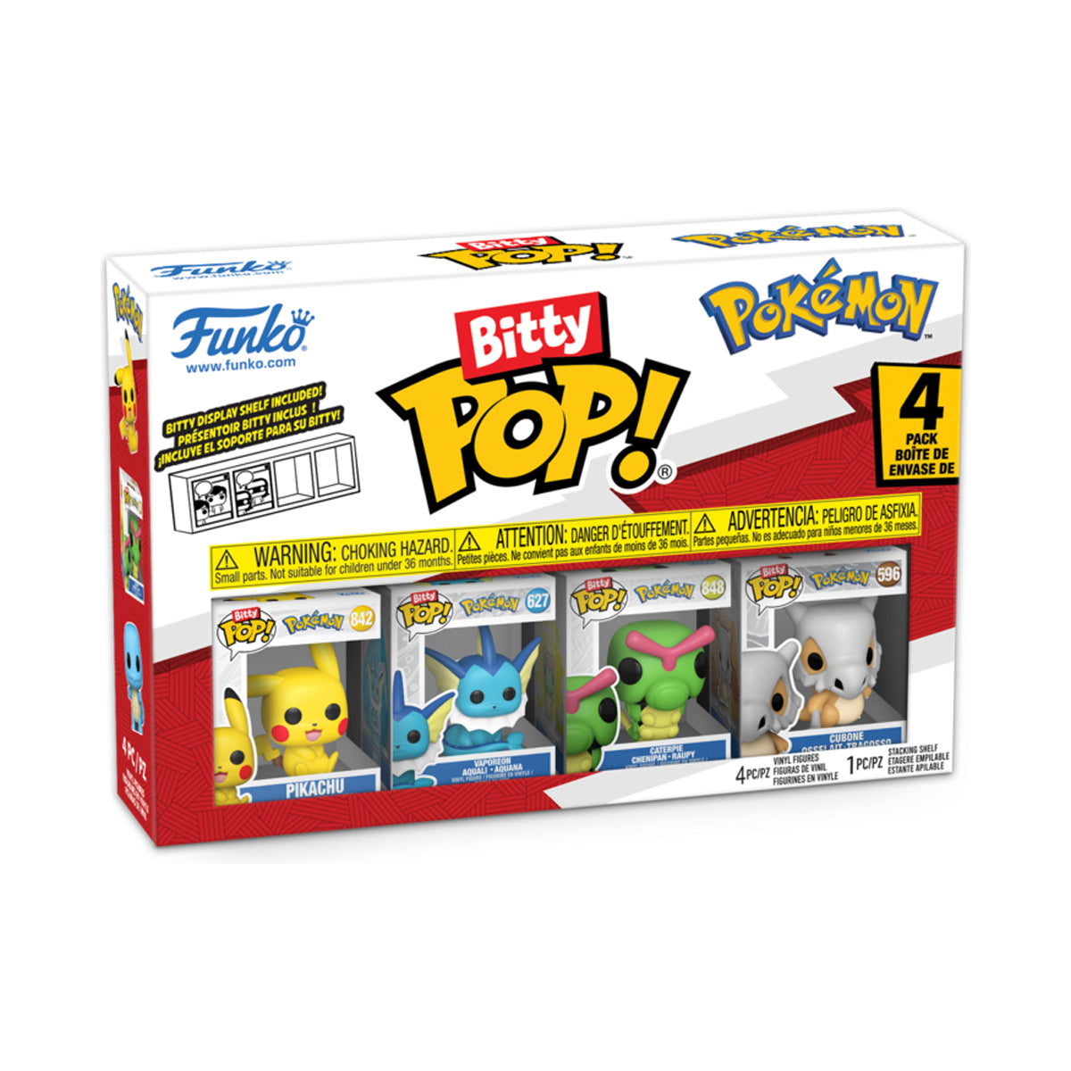 Bitty POP! Pokémon 'Pikachu' 4 Pack Figures