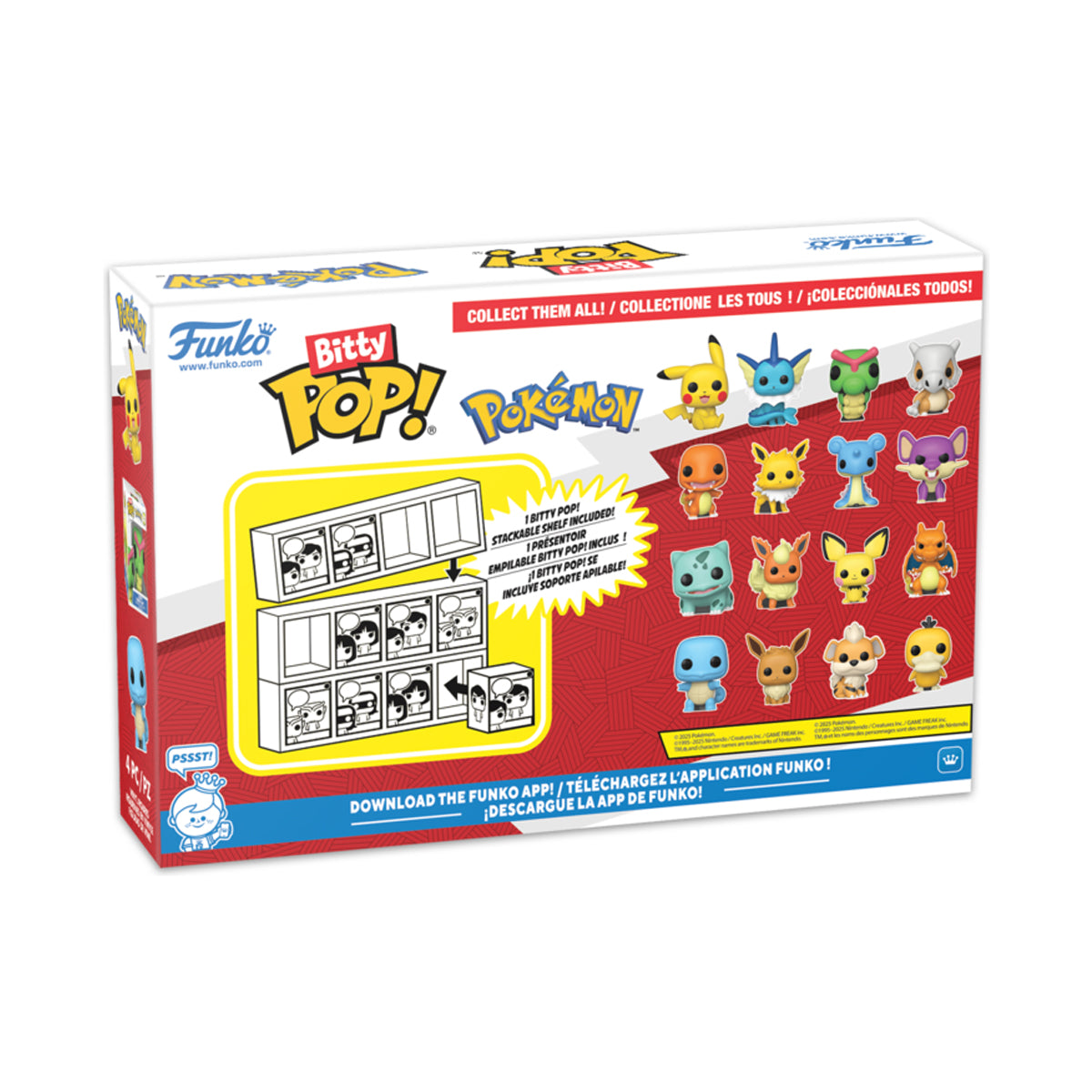 Bitty POP! Pokémon 'Pikachu' 4 Pack Figures