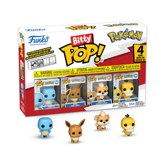 Bitty POP! Pokémon 'Squirtle' 4 Pack Figures