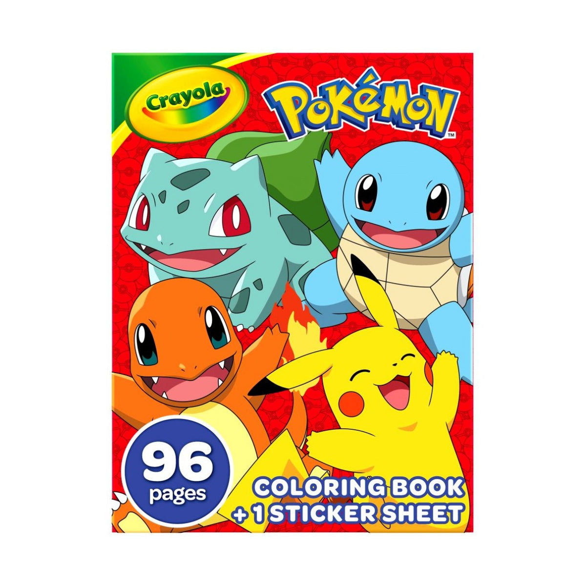 Crayola Pokémon 96 Page Colouring Book