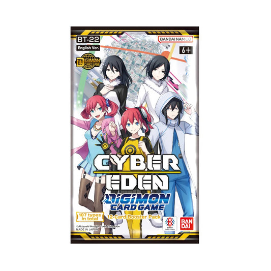 Digimon TCG [BT-22] 'Cyber Eden' Single Booster Pack