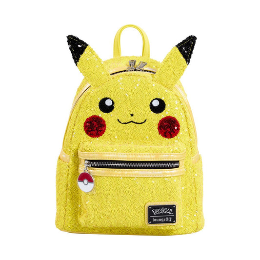 Loungefly Pokémon Sequin Pikachu Mini Backpack