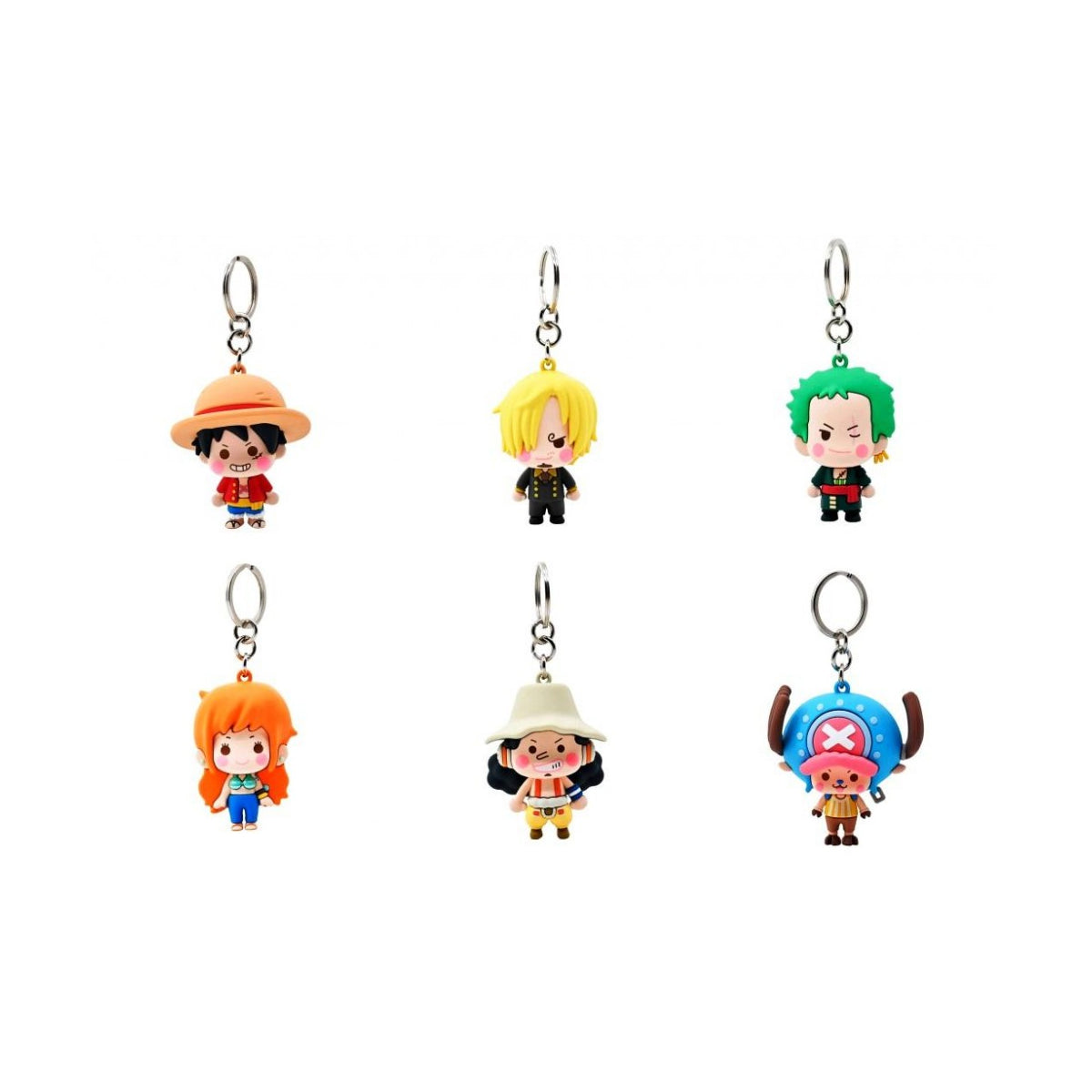 One Piece 'Pocket Hero' Mystery Blind Box 3D Keychain